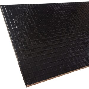 Mosaiikkilaatta Manila Negro Kiiltävä 25×40