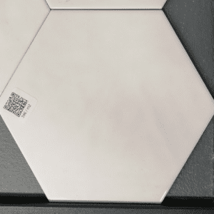 Vodevil white 6-kulmainen 17×20