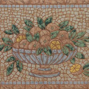 Canasta de frutas verde 30×40