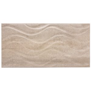 Rhea Waves Ruskeabeige 25×50