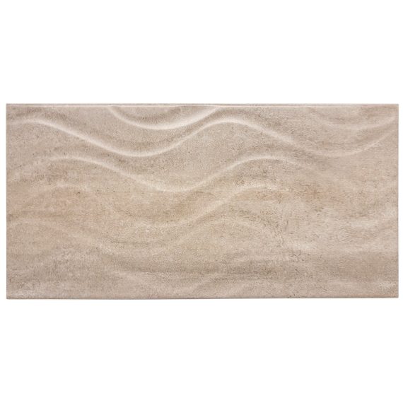 Rhea Waves Ruskeabeige 25x50