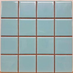 Turouesa liso brillo 20×20