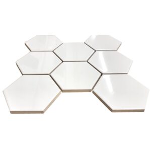 Hexagon White 21911 irtolaatta 12,4×10,7