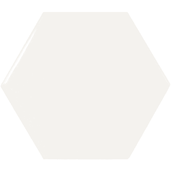 Hexagon White 21911 irtolaatta 12,4x10,7