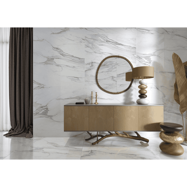 Rubi White Pulido Porcellanato Rektifioitu 120x120 - Image 2
