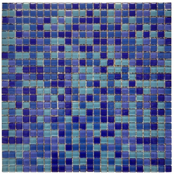 Lasimosaiikki Azurro Mix 1,1x1,1