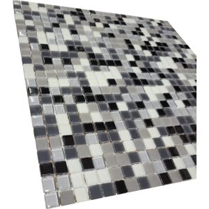 Lasimosaiikki Grigio Mix 1,1×1,1