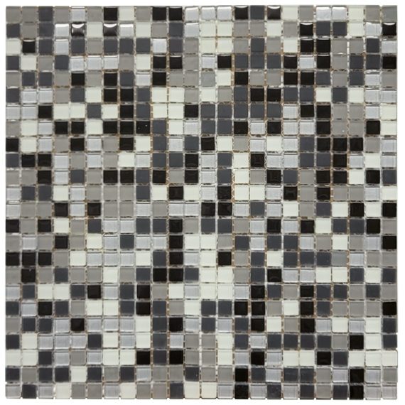 Lasimosaiikki Grigio Mix 1,1x1,1