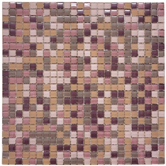 Lasi Mosaiikki Lilla Mix 1,1x1,1