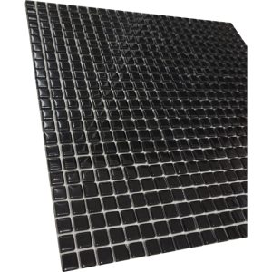 Lasimosaiikki Black Mono 1,1×1,1