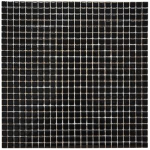 Lasimosaiikki Black Mono 1,1×1,1