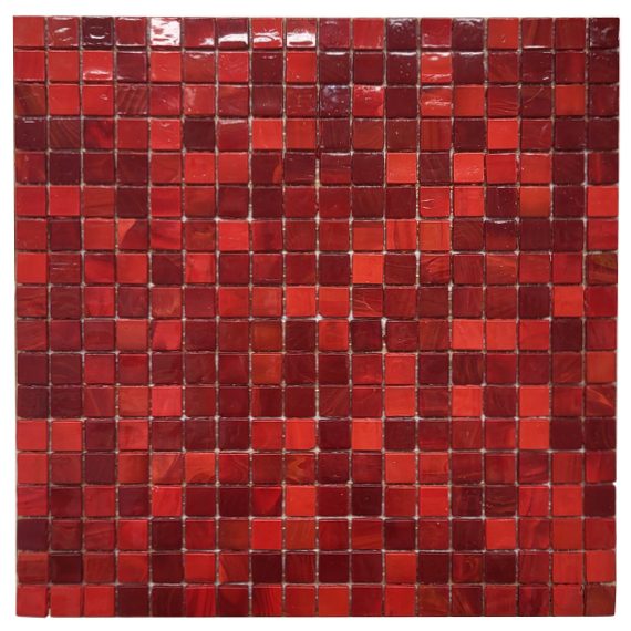 Lasimosaiikki Rosso Mix 1,5×1,5