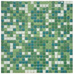 Lasimosaiikki Verde Mix 1,1×1,1