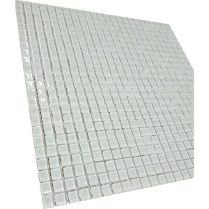 Lasimosaiikki White Mono 1,1×1,1