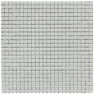 Lasimosaiikki White Mono 1,1×1,1